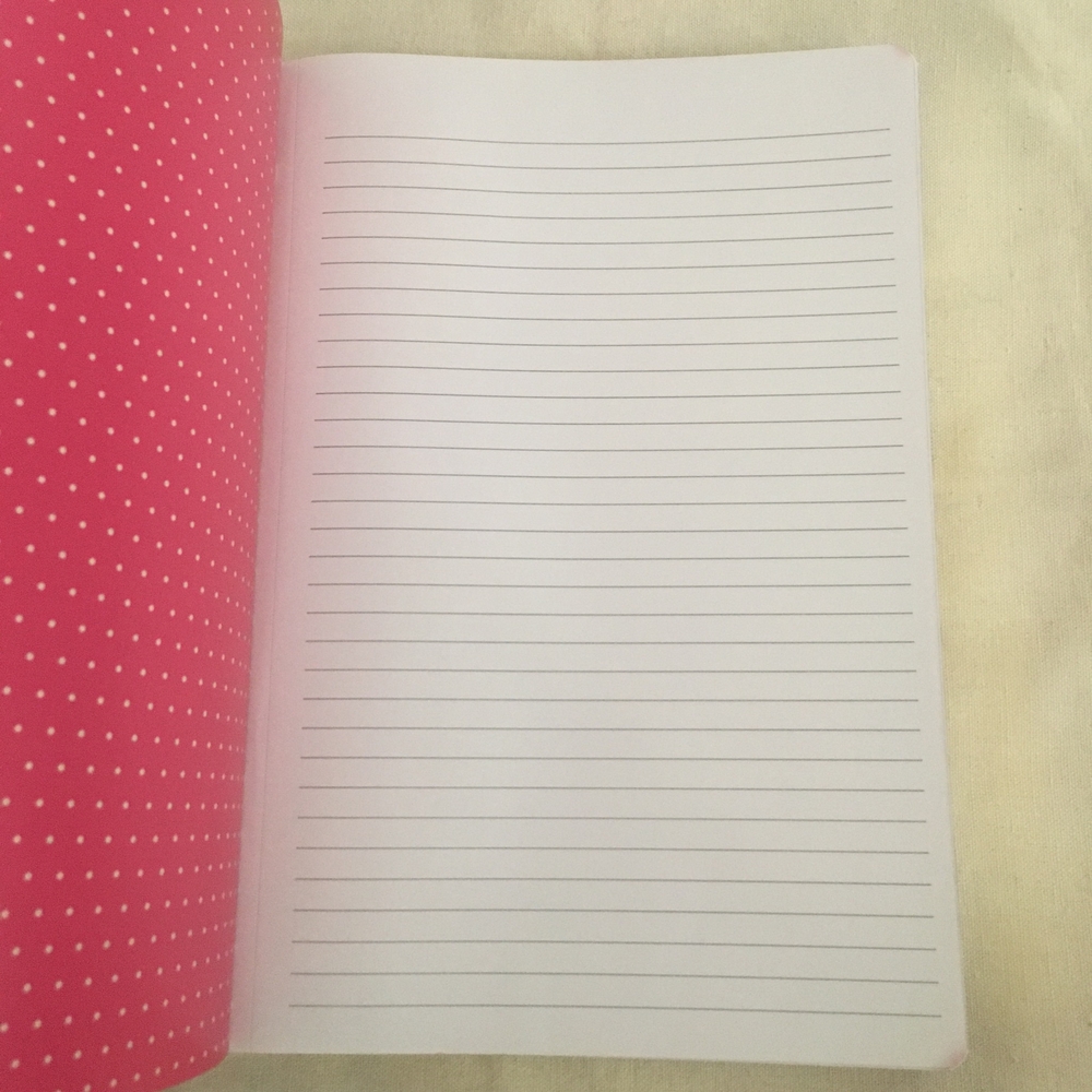 Cherub Pink Patterned Notebook - Picture 4 of 4